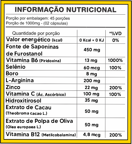 Pré Hormonal Ativa Aí Testo - 90caps