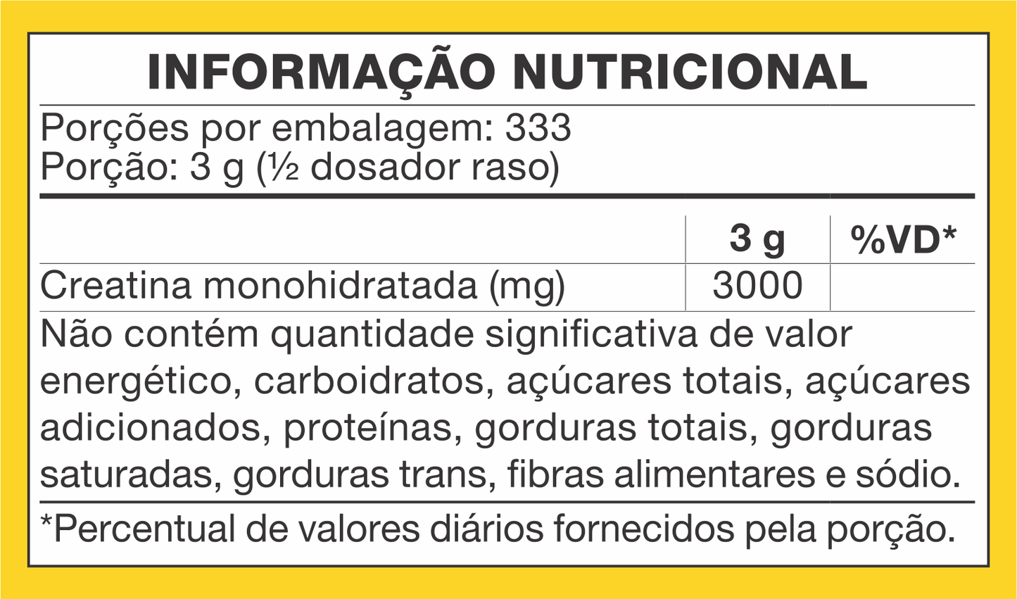 CREATINA MICRONIZADA 100% 1KG