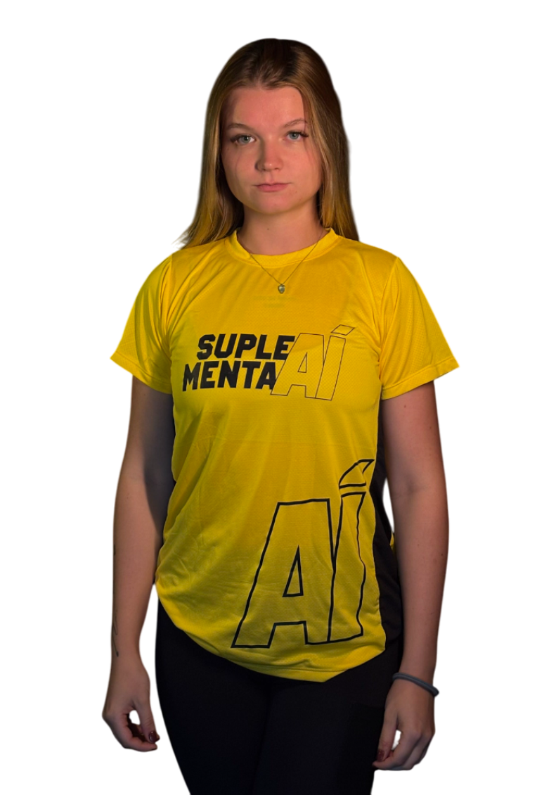CAMISETA SUPLEMENTA AÍ AMARELA