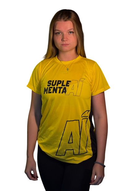 CAMISETA SUPLEMENTA AÍ AMARELA