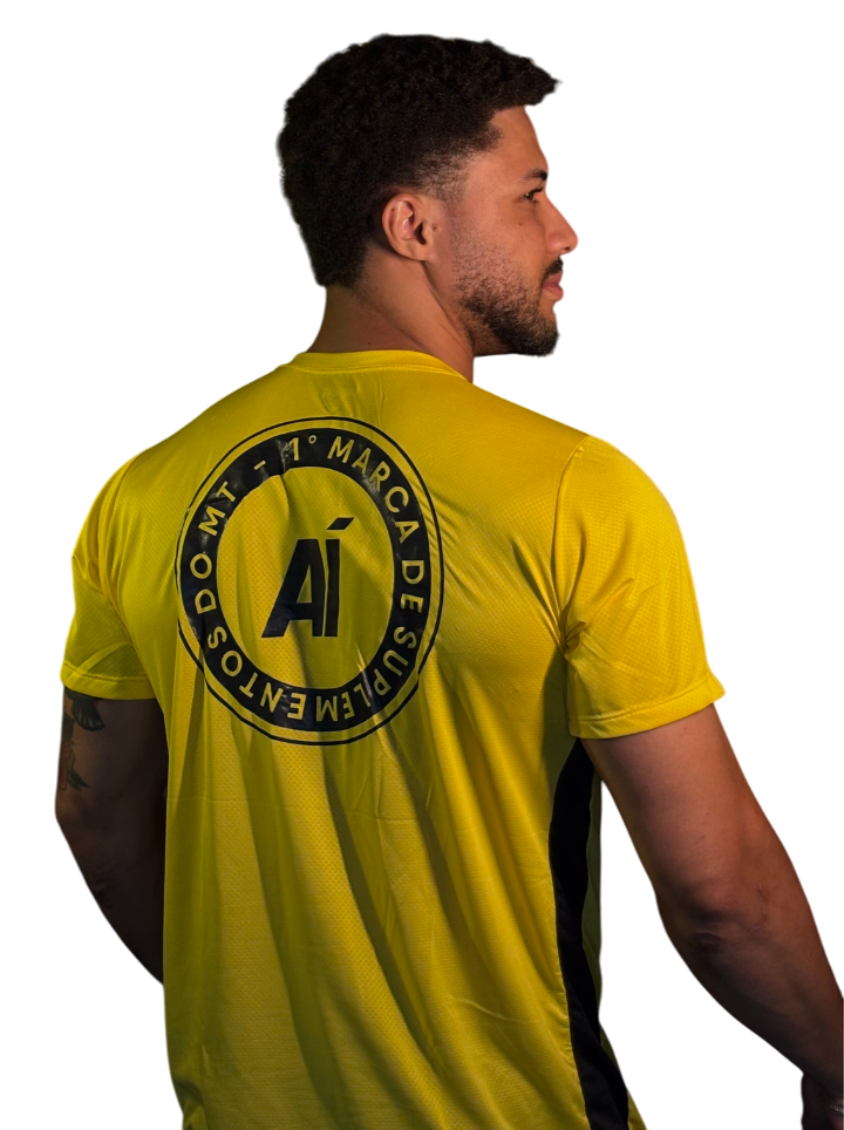 CAMISETA SUPLEMENTA AÍ AMARELA