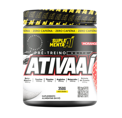 ATIVA AÍ ZERO CAFEÍNA 350G - MORANGO